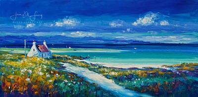 JEAN FEENEY - summer day, seilebost, harris