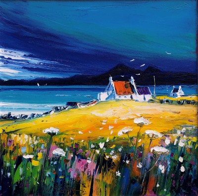 JEAN FEENEY - fields edge, isle of islay