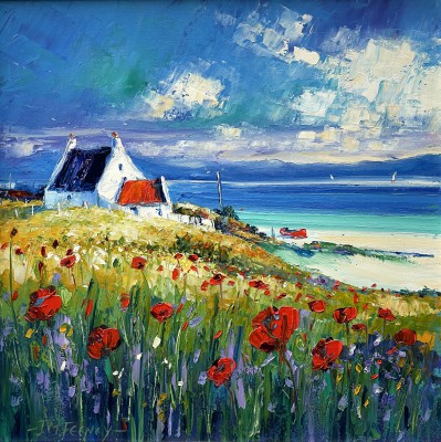 Poppies Growing Wild, Torridon