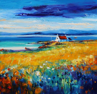 Soft haze over Luskentyre