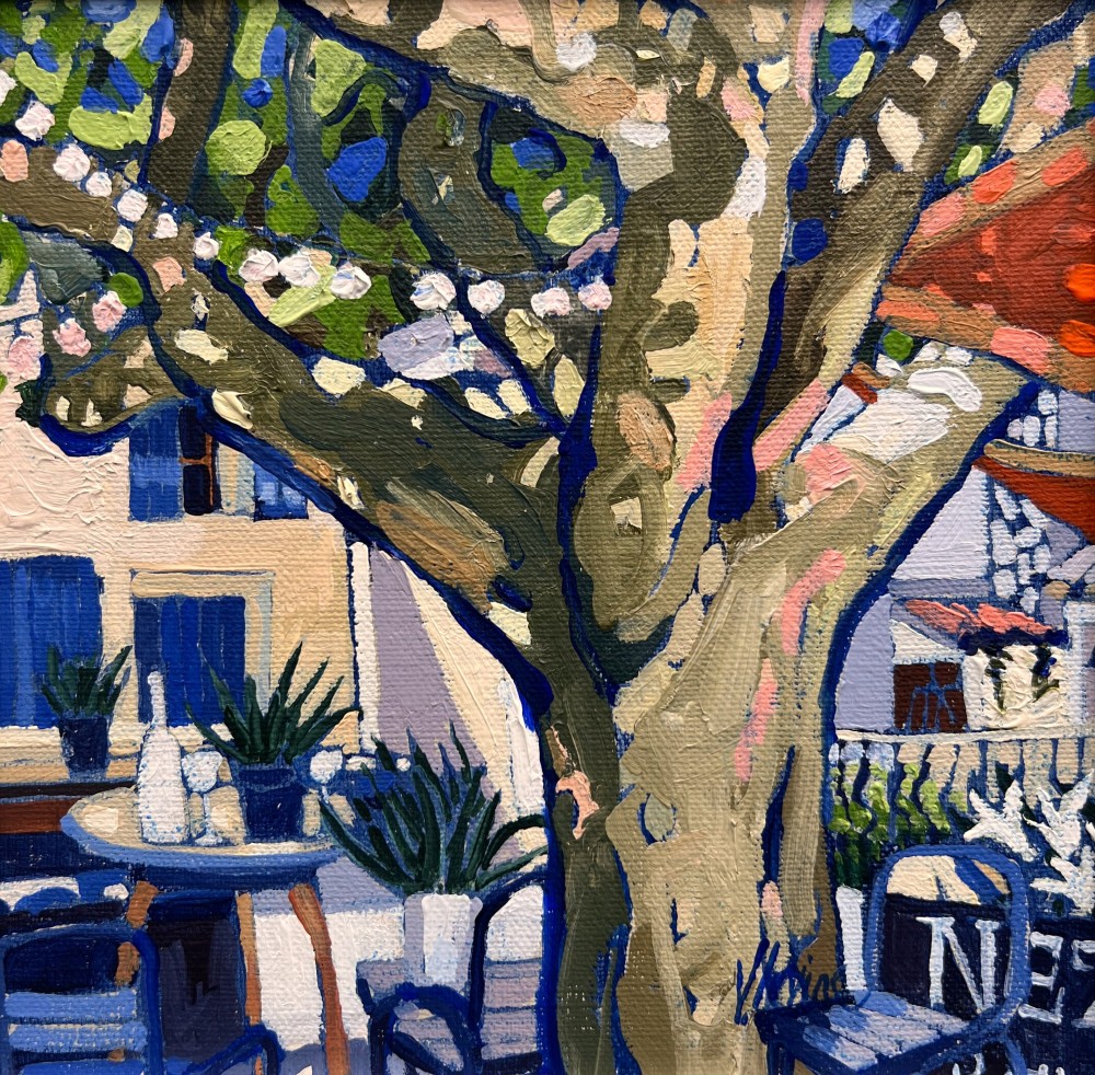 Cafe Nez, Gigondas, Provence