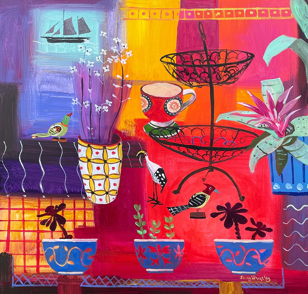 British Artist JENNY WHEATLEY - Autumn Interior