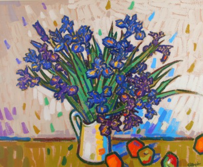 JOAN GILLESPIE - irises