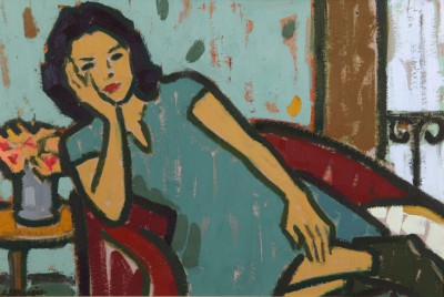 JOAN GILLESPIE - girl by the window