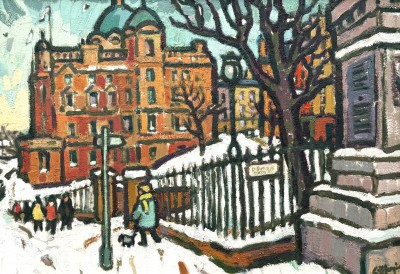 JOAN GILLESPIE - edinburgh snowscene