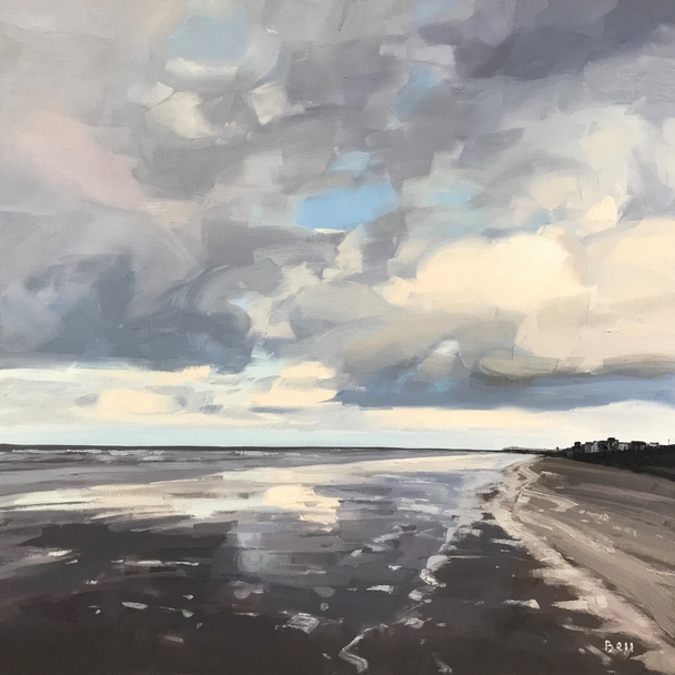 John Bell - ayr, looking north to the harbour, december