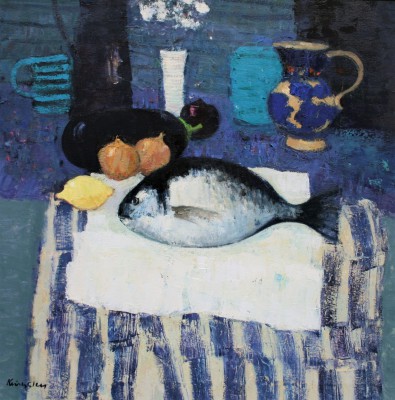 JOHN KINGSLEY - still life with sea bream