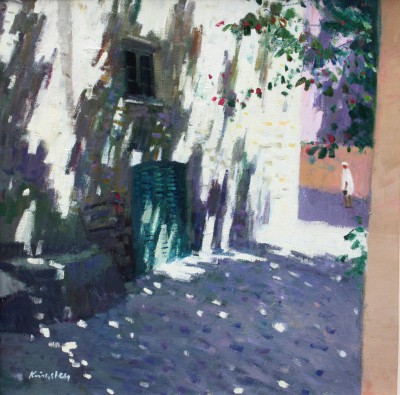 JOHN KINGSLEY - shaded street, calvi