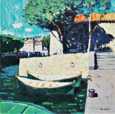 JOHN KINGSLEY - quayside, collioure