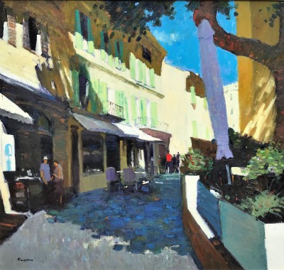 JOHN KINGSLEY - shaded cafes, vence