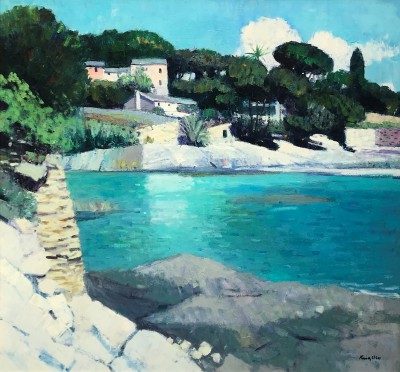 JOHN KINGSLEY - coastline near erbalunga, corsica
