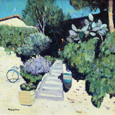 JOHN KINGSLEY - afternoon shadows, villefranche-sur-mer