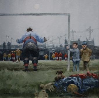 JOHN LINES - the overweight goalie