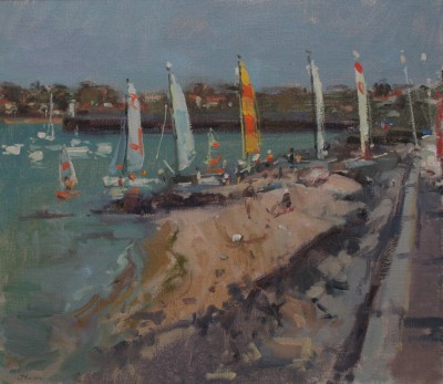 JOHN MARTIN - afternoon at the sailing club, la flotte