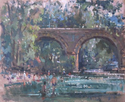 JOHN MARTIN - bridge at roquebrun