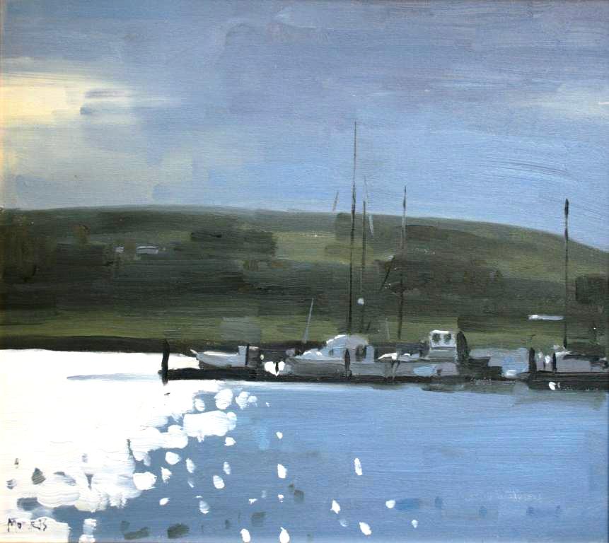 JOHN MORRIS - evening light dingle, harbour county kerry