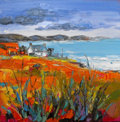 JUDITH BRIDGLAND - cottage at coigach, achiltibuie