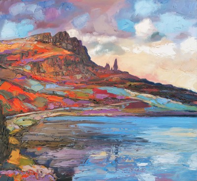 JUDITH BRIDGLAND - road towards trotternish, skye