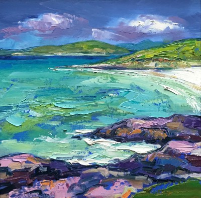 JUDITH BRIDGLAND - turquoise sea, harris