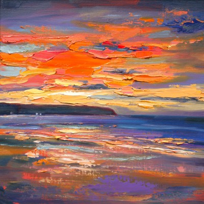 Sunset over Headland, Whitby