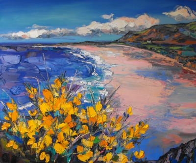 JUDITH BRIDGLAND - gorse at rhossili                         
