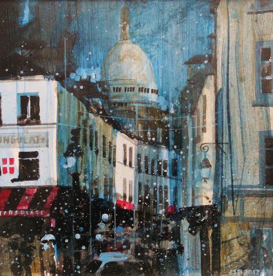 Montmartre at Dusk, Paris