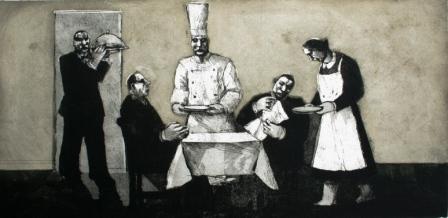 KAROLINA LARUSDOTTIR - serving lunch