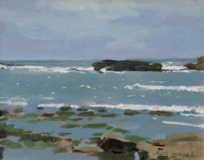 KEN HOWARD RA - cornish seascape