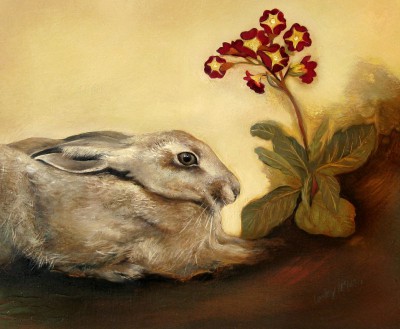 Hare and Primula