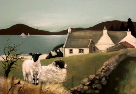 Blackie ewe and Her Lamb