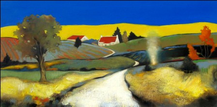 LESLEY MCLAREN - evening bonfire