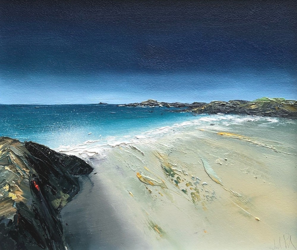 Linda Park - first steps on the beach, sanna bay