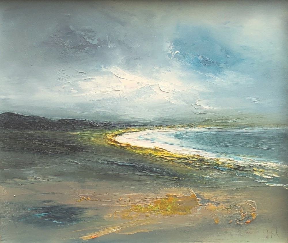 Linda Park - beach squalls, north erradale, wester ross