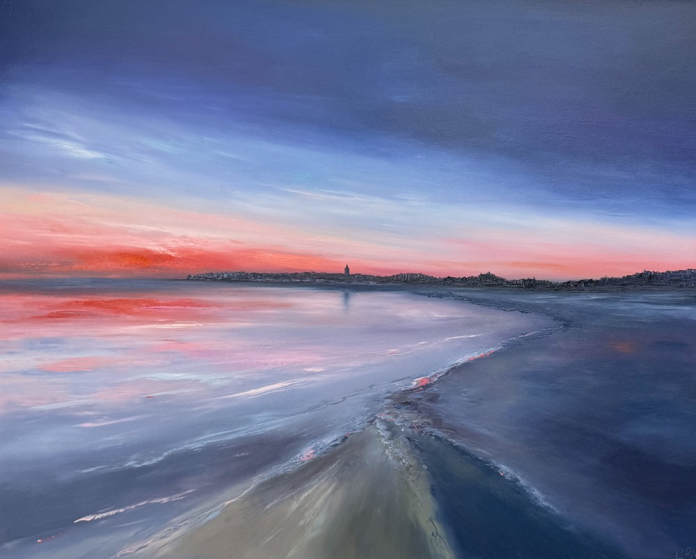 Linda Park - lilac reflections, west sands, st andrews