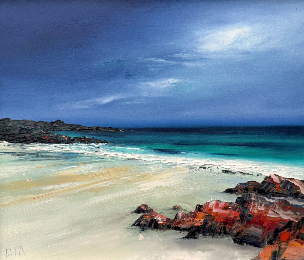 Linda Park - turquoise tide, north beach, iona