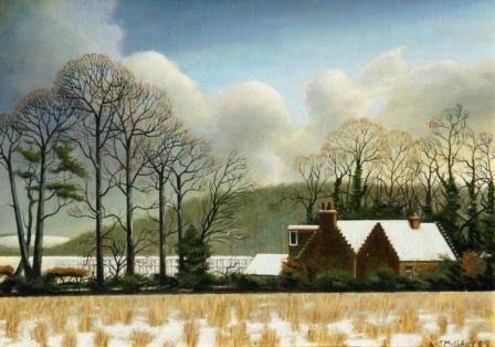 LOUIS S MCNALLY - snowscene