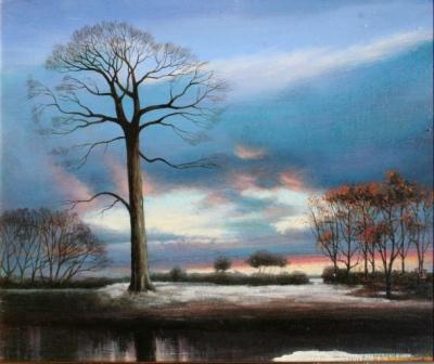 LOUIS S MCNALLY - last of the snow