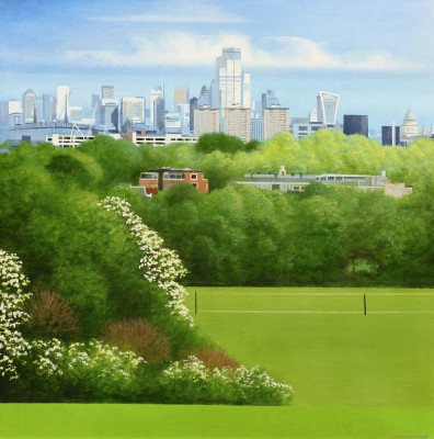 LOUIS S MCNALLY - spring in the city