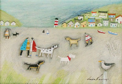 LOUISE RAWLINGS - down at the dog beach 