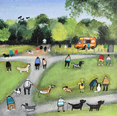 LOUISE RAWLINGS - sunny saturday at the park 