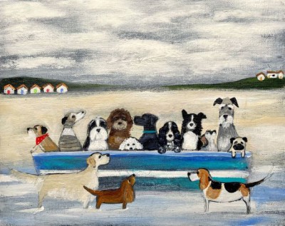 No Oar and Twelve Wet Paws