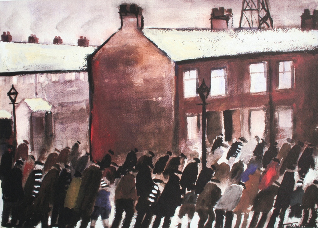 British Print Artist MALCOLM TEASDALE - Home Match