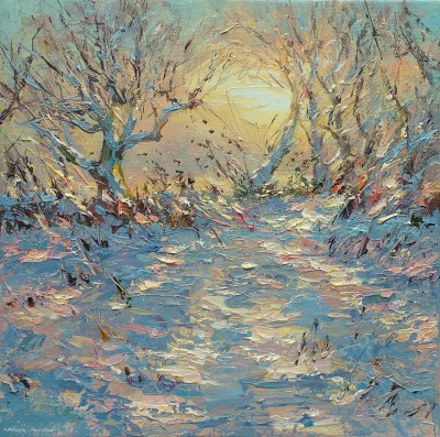 MARK PRESTON - winter sun, brailsford