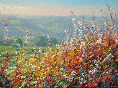 MARK PRESTON - autumn willowherb,
