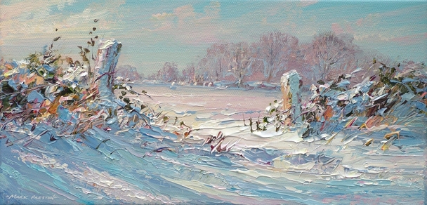 Mark Preston - clear winter's day brailsford