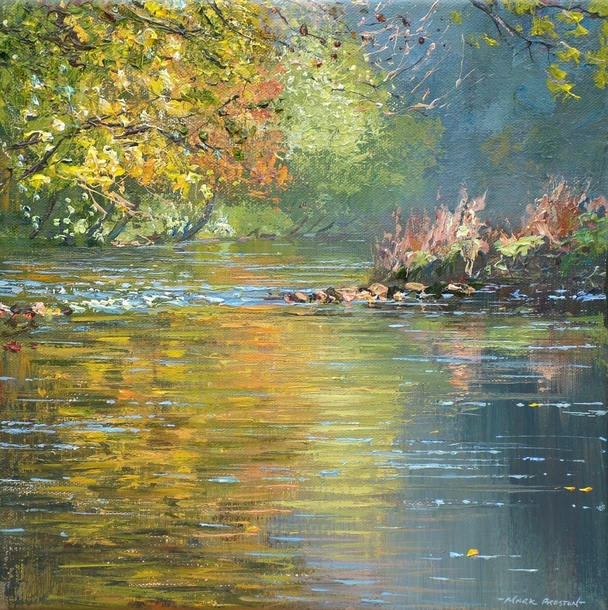 Mark Preston - autumn sunlight, chee dale