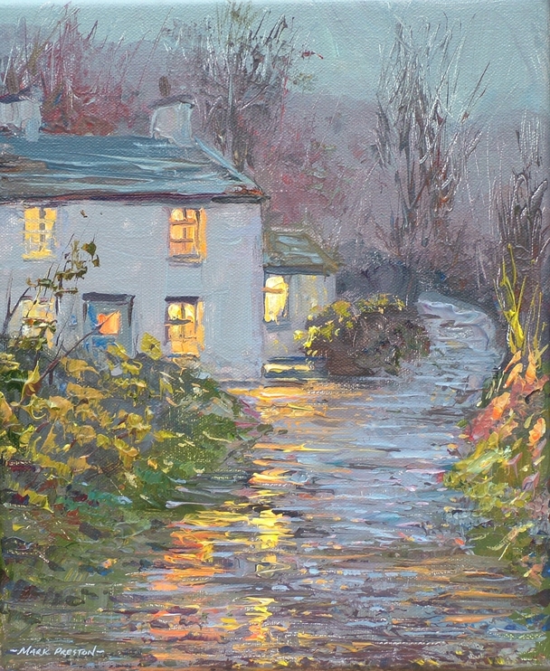 Mark Preston - november afternoon, slater's cottage, cumbria