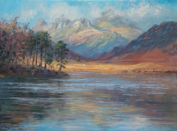 Mark Preston - november sunlight, blea tarn