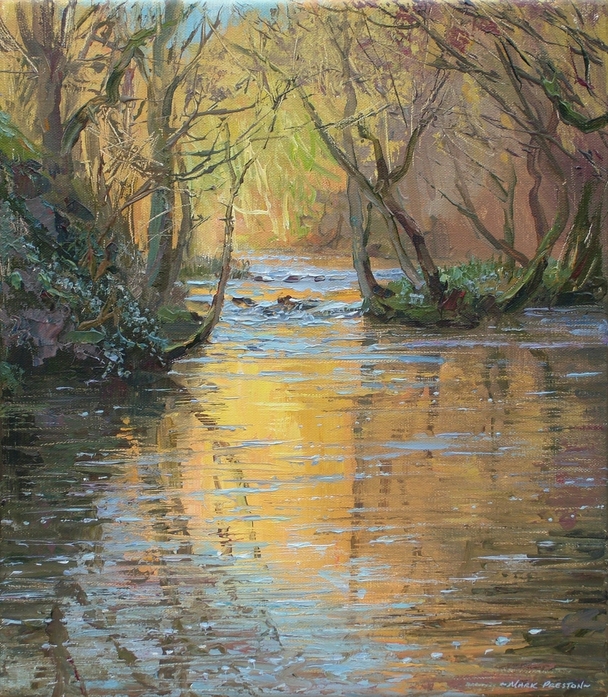 MARK PRESTON - reflected gold, wolfscote dale