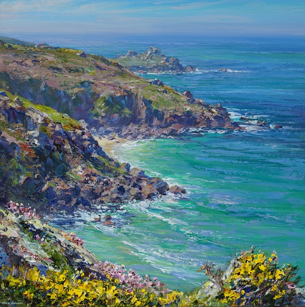 MARK PRESTON - turquoise waters from zennor head